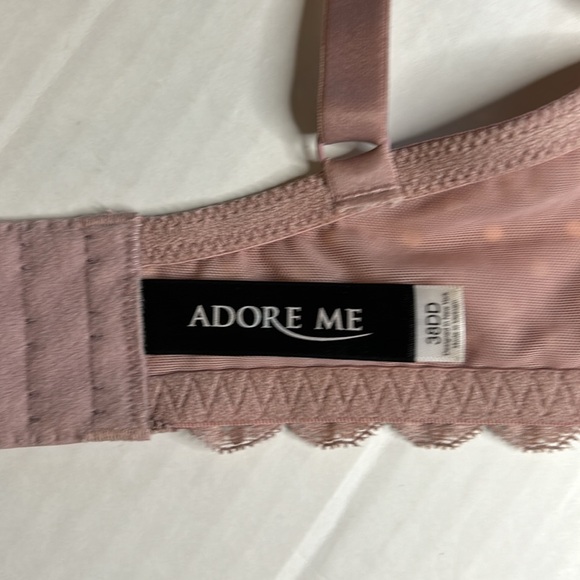 3/$25 Adore Me Bra. Size 38DD. Lightly Padded. Underwire Sexy Polka Dot Tan - Picture 5 of 7